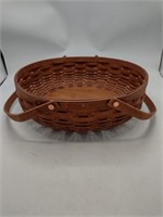 2011 Longaberger Dark Brown Large Basket