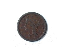 1856 Cent VF+