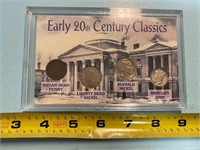 Early 20th century classics coin set
