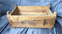 Wooden crate 17x12