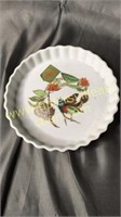 Le Faune French porcelain quiche 8in