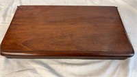 Antique mahogany Butler shelf wall-mounted