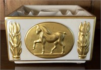 Mid Century Modern Lenox Golden Stallion Ashtray