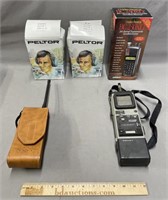 Vintage Walkie Talkies & Headphones