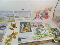 qty of Original Water Color Paintings