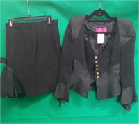 Ladies' custom designer jacket & skirt by