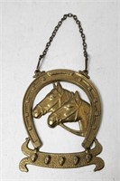 Solid Brass Key Holder Horseshoe Horse Lot E