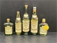 Vintage Hennessy Cognac Bottles