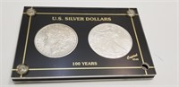 100 Year Silver Dollar Coins (1902 & 2002)