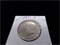 1971d Kennedy 1/2 dollar