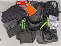 Assorted Motorcycle and Bike Riding Gear