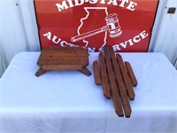 Amish Made Oak Wood Plant Stands