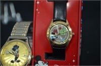 MICKEY MOUSE WATCH AND MINNIE MOUSE WATCH