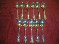 11 Sterling Silver Flatware Spoons