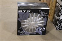 NEW SET OF 4 RTX WHEEL COVERS - 15"