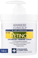 New Advanced Clinicals Retinol Cream. Spa Size