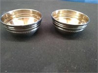 2 Edgeworth Sterling Silver Cups - 2.03ozT (total)