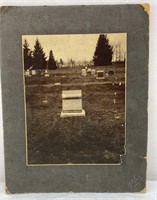 Antique cabinet photo of tombstone Toronto