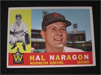 1960 TOPPS #231 HAL NARAGON SENATORS