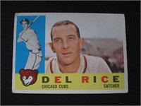 1960 TOPPS #248 DEL RICE CHICAGO CUBS