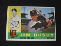 1960 TOPPS #232 JIM BUSBY RED SOX VINTAGE