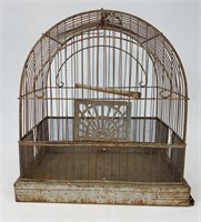 Antique Crown art deco style bird cage
