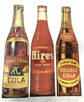 Vintage soda bottle advertisements