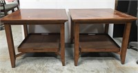 Stanley furniture matching end tables w/ trays