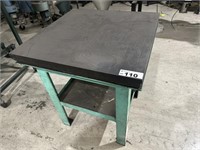 Steel Plate Topped Surface Table