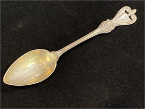 1899 Sterling Silver Souvenir Spoon Omaha 24g