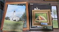 LARGE LOT OF CONTEMPARY OIL PAINTINGS