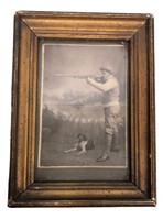 Victorian Hunter and Hunting Dog Photograph