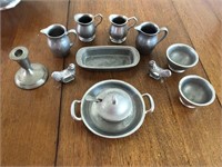 Vintage Collection of Pewter Goods
