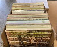 Box Lot of Country & Gospel Albums
