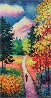 “Long Way Home” 26"x14"Original Painting-Antanenka