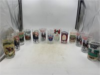 Box lot of 13 Kentucky  Derby glasses