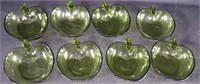 8 Hazel Atlas Green Apple 5" Dish