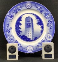 U of M Burton Memorial Tower Plate & U of M