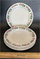 (4)SALAD/DESSERT PLATES-SEASONAL/HOLIDAY