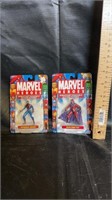 2005 marvel heroes poseable mini figures qty 2