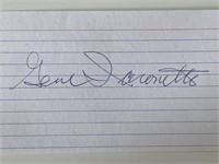 WW2 Gene Iaconetti autograph note