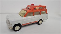 Vintage 1970's Tonka Jeep Rescue ambulance