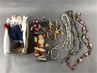 Christmas Decor w/ Pickwick Caroler & Glass Beads+