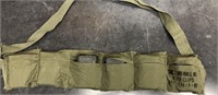 Bandoleer of .30CAL ball M2 ammo 6pouches of 8rnds