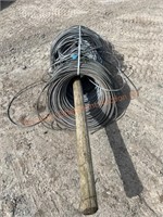 Lot 3/8" Steel Cable