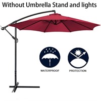 10FT /118 inch Anti-UV Patio Umbrella Cover