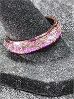 Size 9 Pink  Infinite Dragon Ring