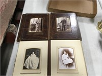 Two Cabinet Photo Albums