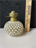 Fenton Hobnail Opalescent Milk Glass Lamp Base