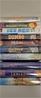 Lot of Disney VHS movies